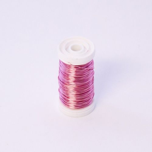 Koristepuolalanka roosa 0,5mm/100g