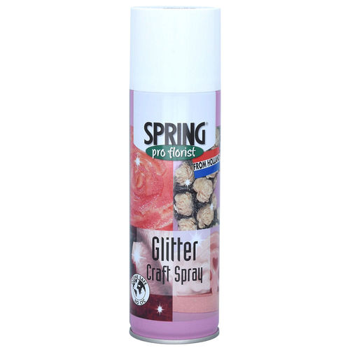Glitterspray Spring 300ml helmiäinen