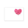 Pakettikortti 9x6 Pink rose heart (50)