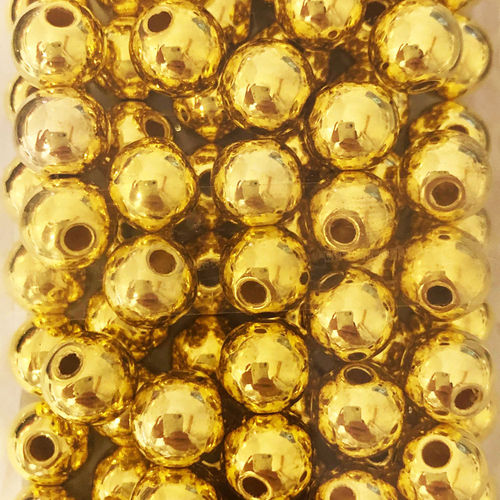 Metallihelmi 10mm kulta (115)