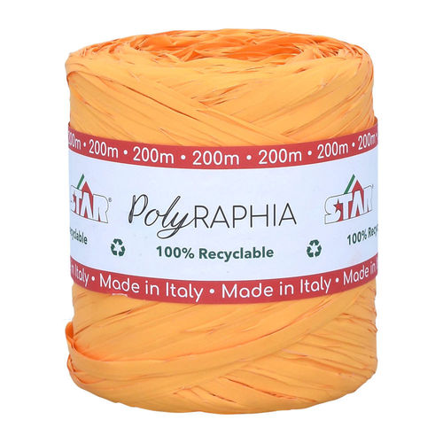 Polyraphia 15mm/200m vaalea oranssi R3127