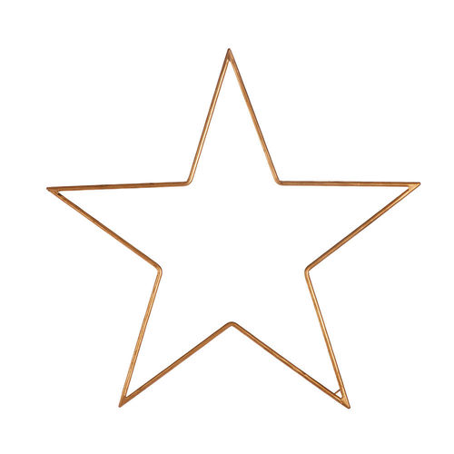 Metallikranssi tähti kulta 50cm (12/24)